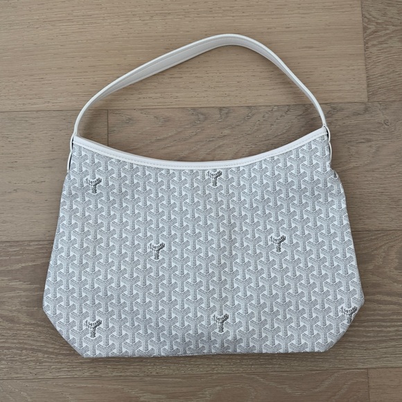 Designer Inspired White Hobo Bag - Picture 1 of 11